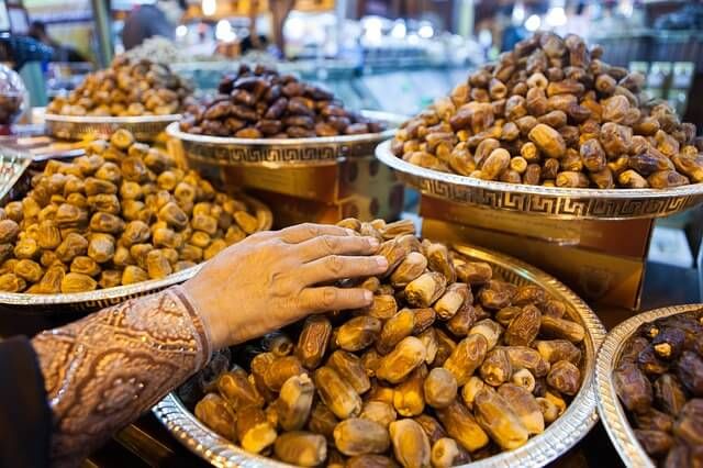 Dates on a souk stall