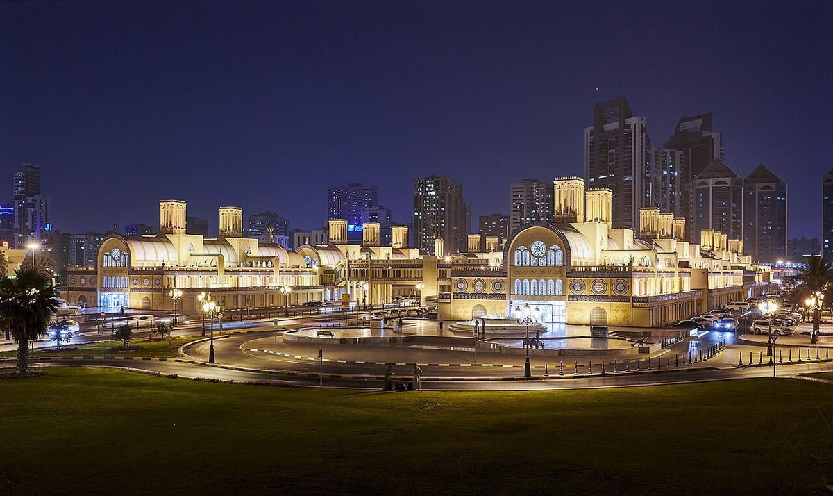 Sharjah's Central Souq, the Blue Souk