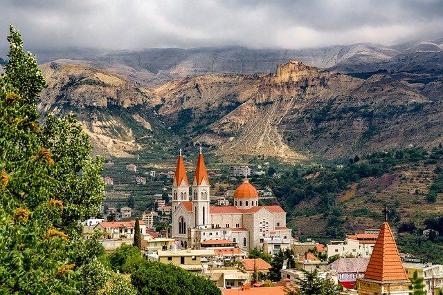 Mountain valley and its villages