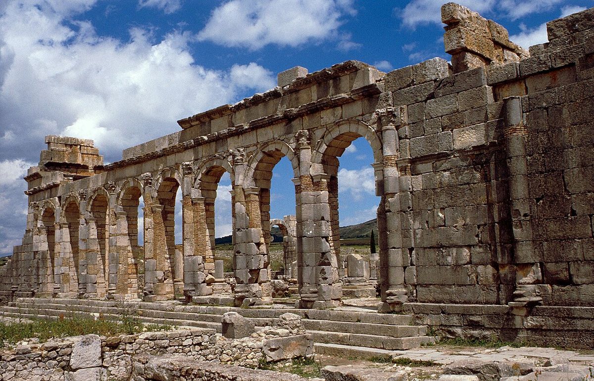 La basilique de Volubilis