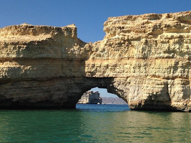 Rock arch by the sea